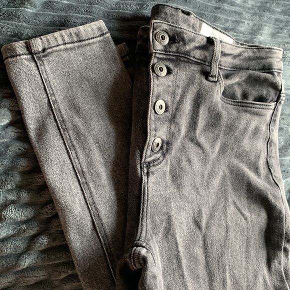 Noisy May Callie Skinny Jeans in Acid Black. Size 31x30. - Picture 3 of 6